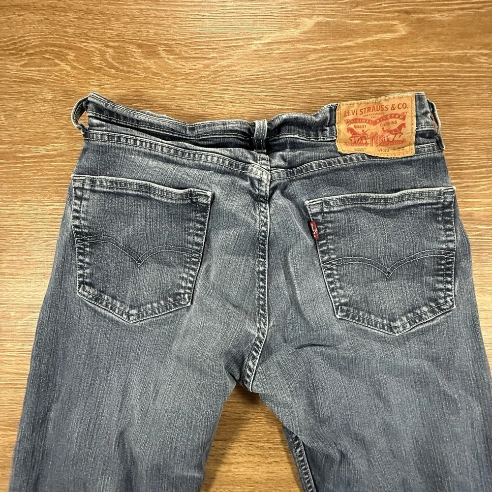 Levi's 505 Men's 32x32 Straight Leg Jeans Medium Wash Stretch Denim Casual